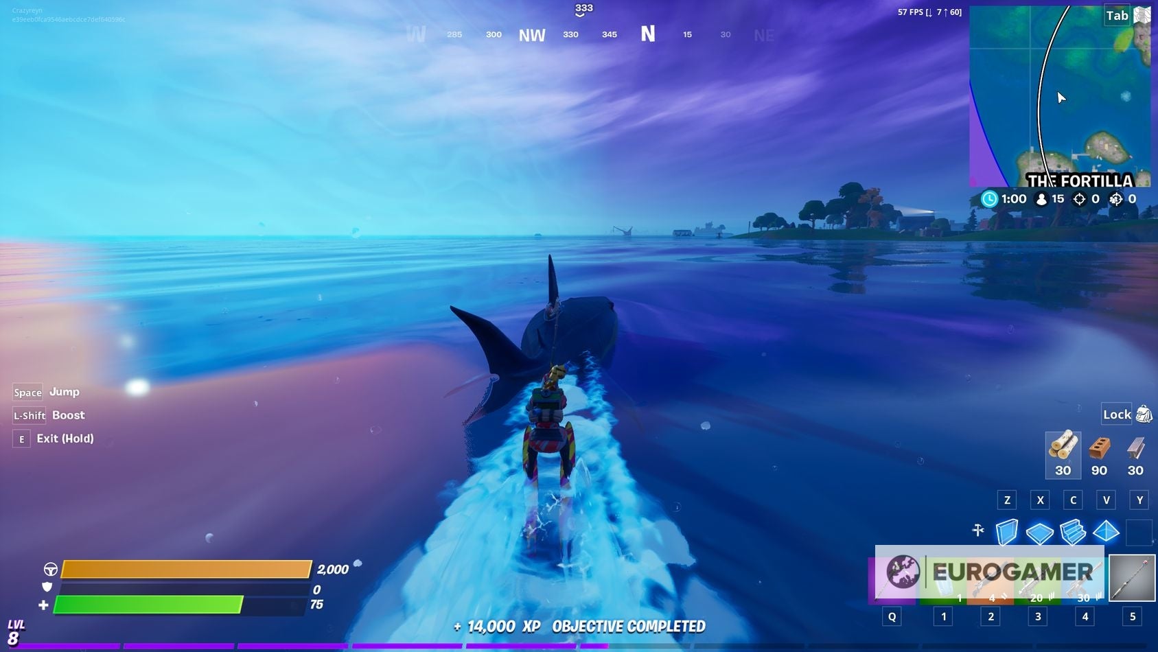 Fortnite Sharks explained How to ride Loot Sharks and find Loot Shark locations